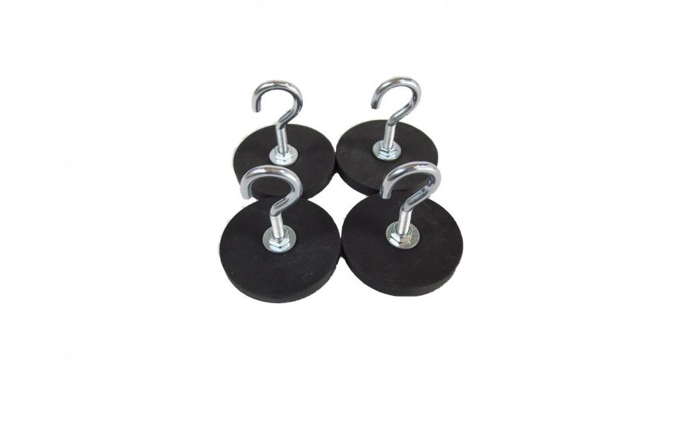 Magnet zu Schattennetz, 4 StückHaltemagnet mit Haken