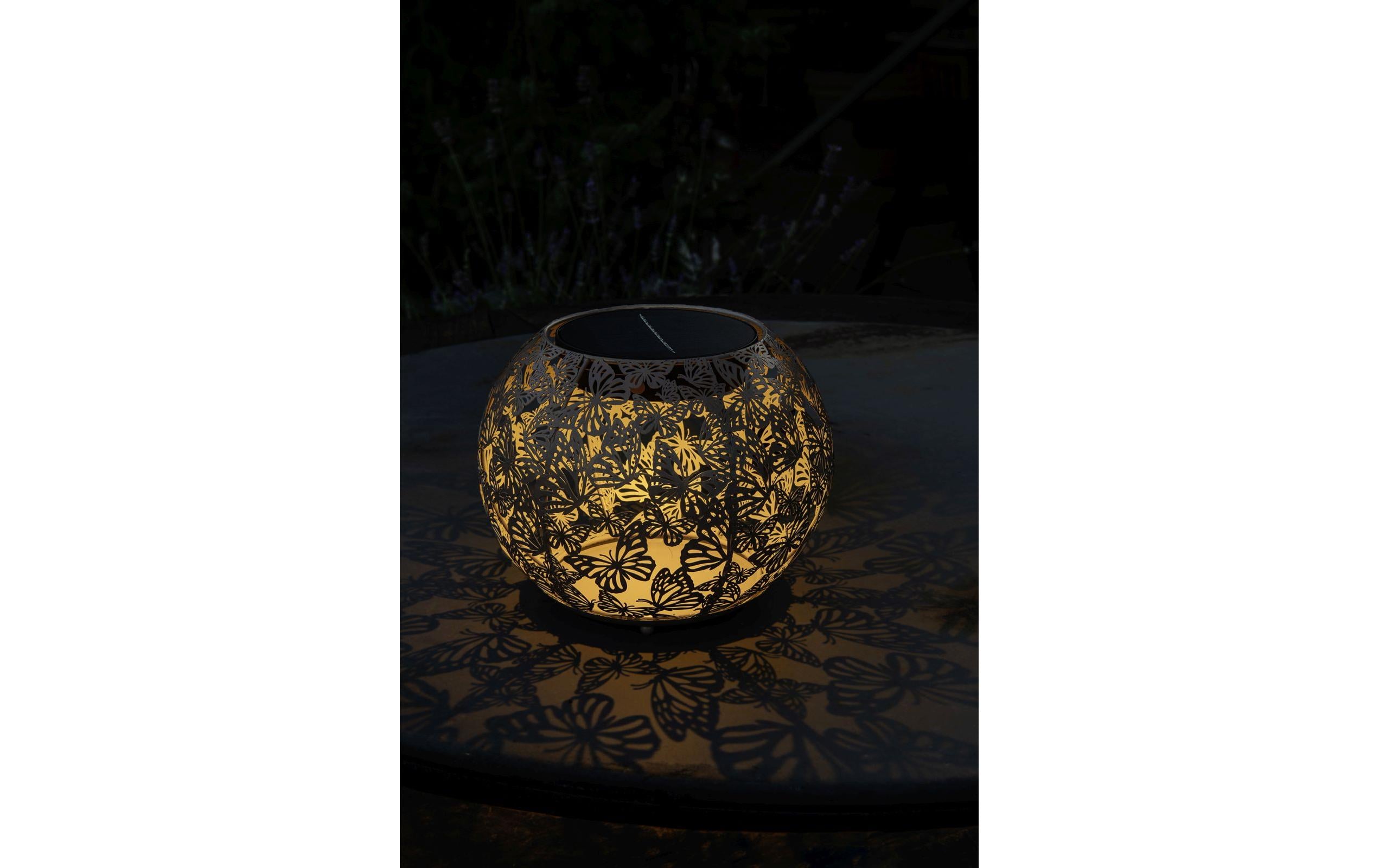 Solar Antic Globe Farfalla BraunDekorative Solarleuchte