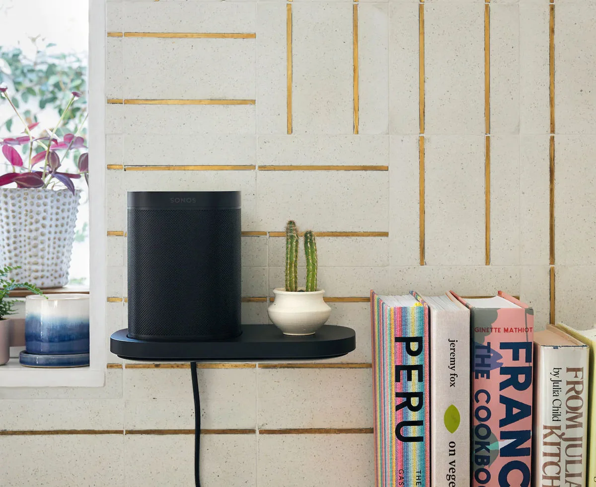 Sonos Shelf Noir (la pièce) Supports pour enceintes