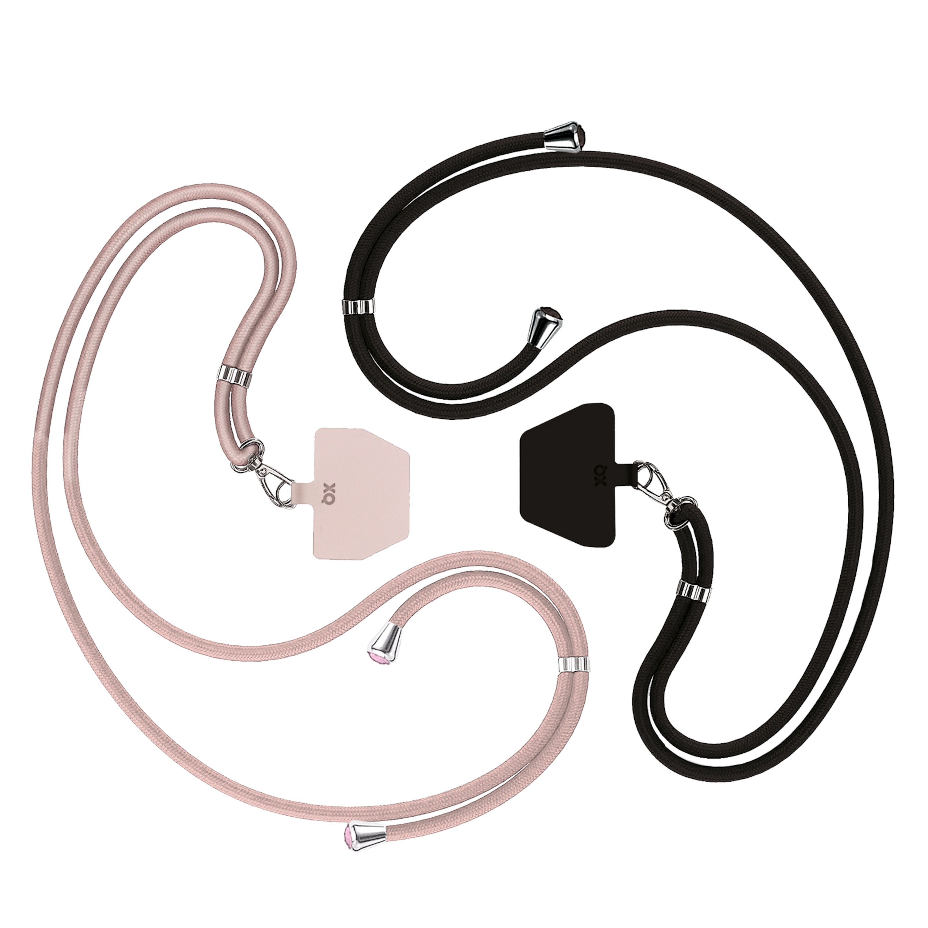 Xqisit Phone Strap Universal mobilreim for mobildeksler Rosa