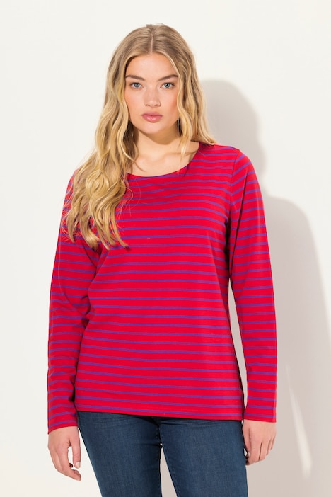 Ringelshirt, Langarm, Rundhals