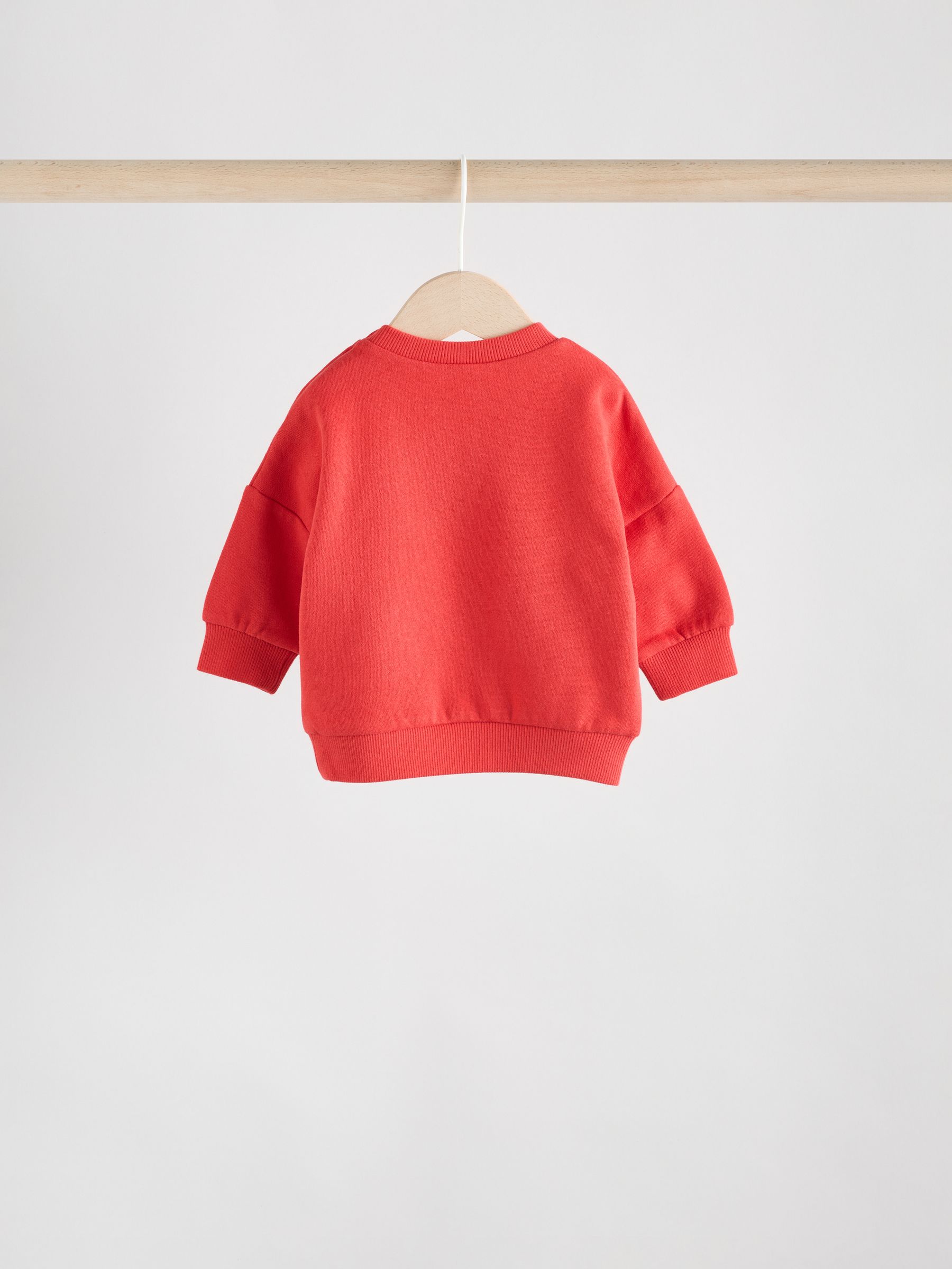 Felgekleurd met boerderijprint - Baby Sweatshirt en Joggingbroeken Set 6 stuks (0mnd-3jaar)