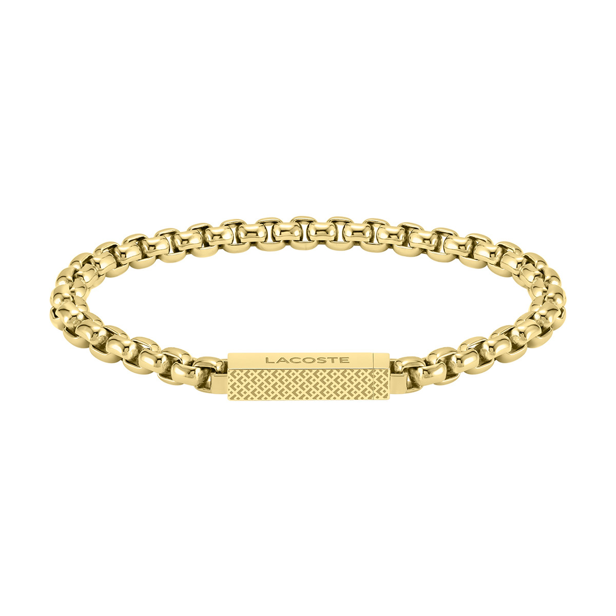 Bracelet LACOSTE acier doré 17,5 cm
