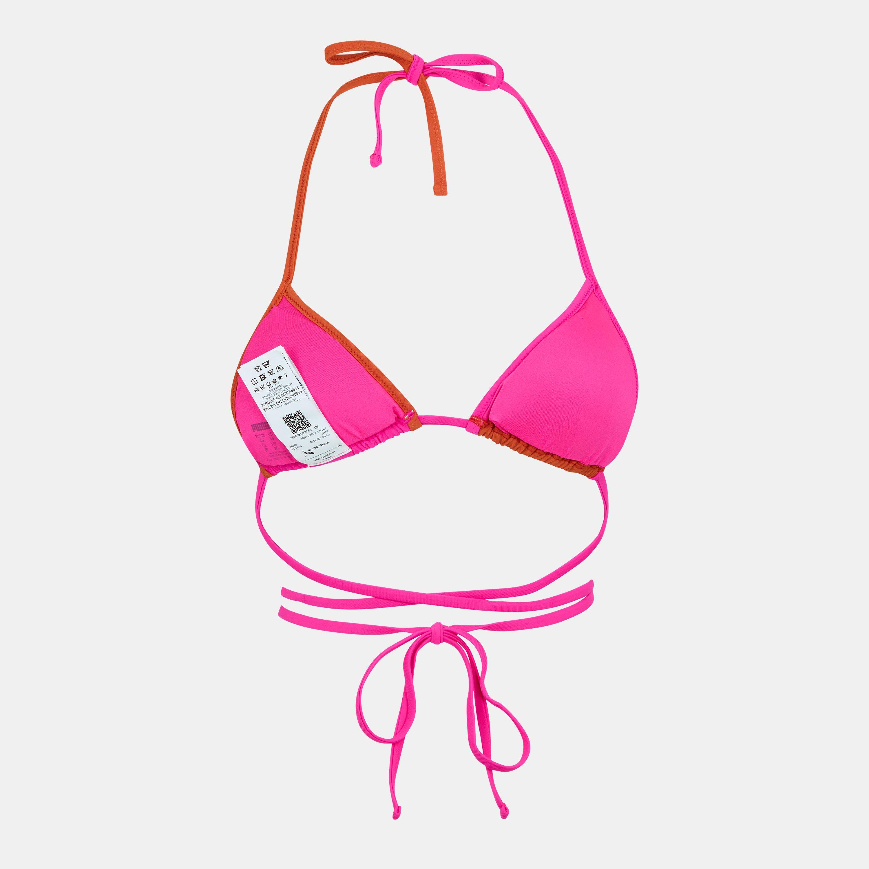 Puma Swim Wrap Triangle Bikini Top Womens