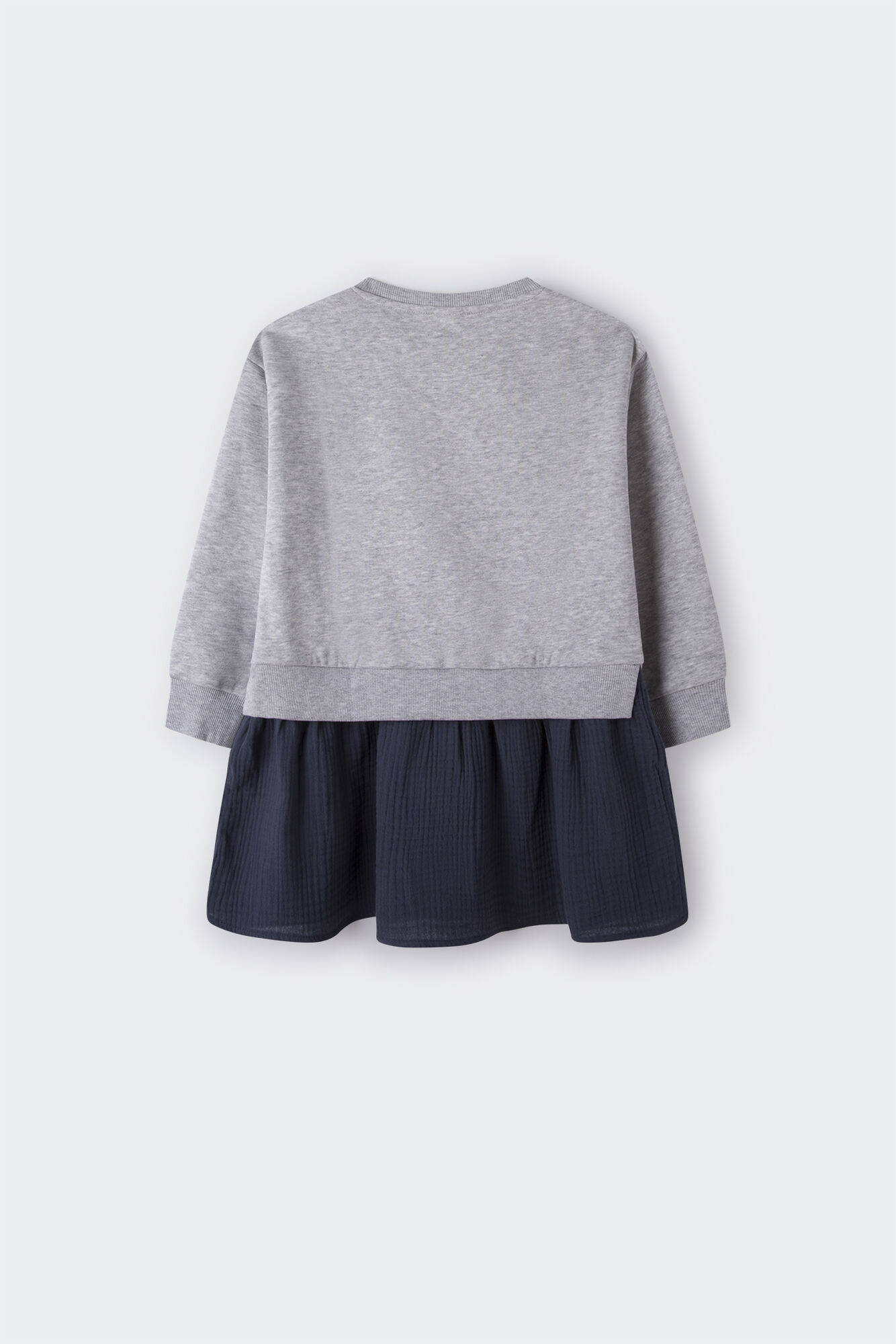 Vestido de moletom infantil