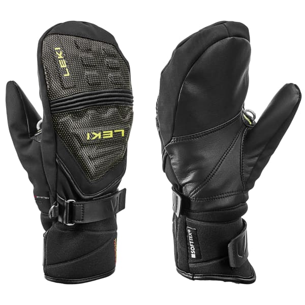 Moufle ski LEKI RACE COACH C-TECH S JUNIOR MITT BLACK-ICE LEMON