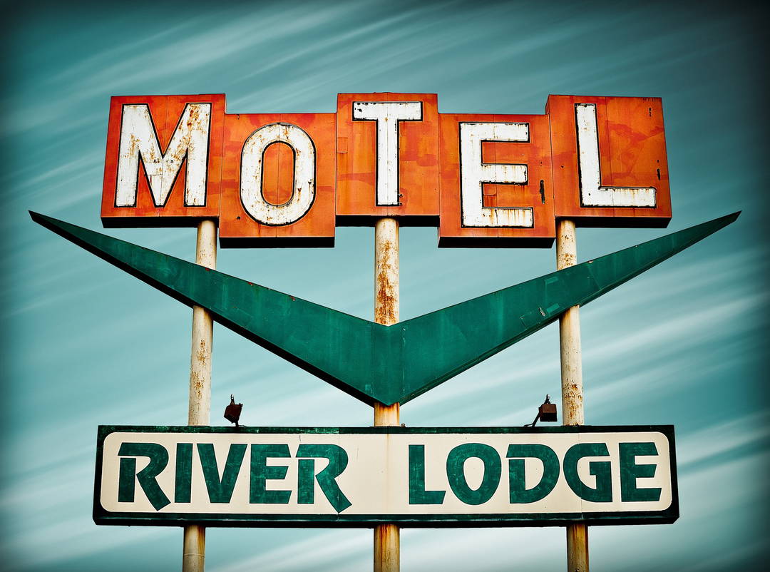 River Lodge Motel by Marc Shur - Limited Edition. Edition of: 150. Signed.