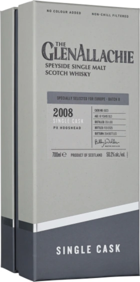 GLENALLACHIE 16 YEARS 2008 PX SHERRY 70CL