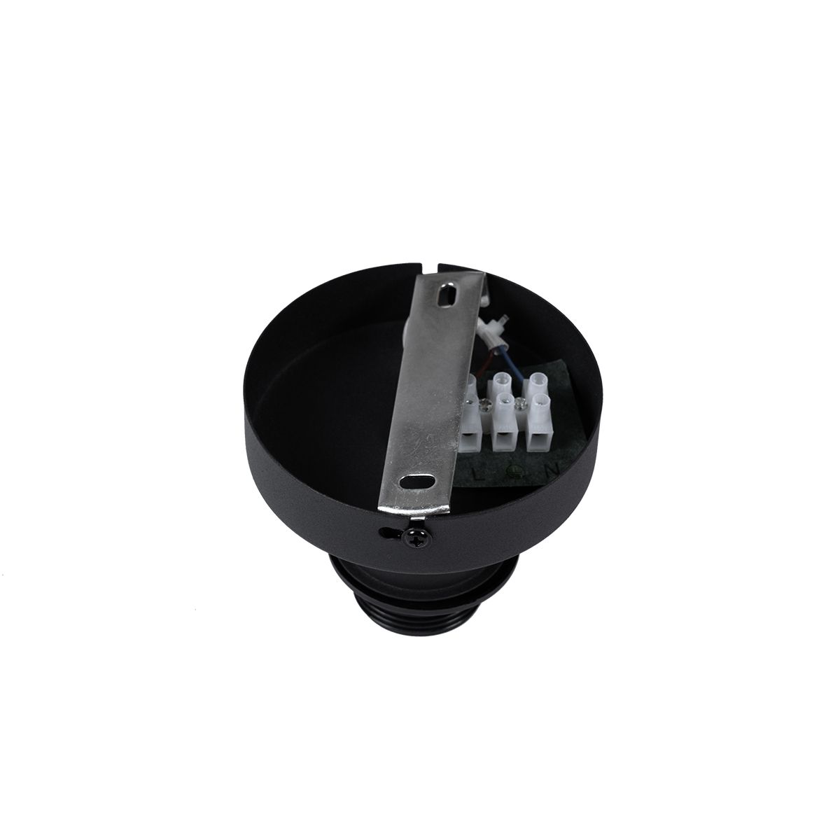 Oosterse wandlamp zwart bamboe rond - Pua