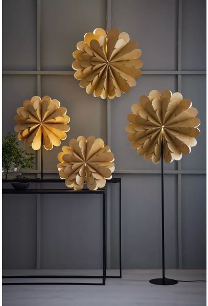 Markslöjd - Maravilla - Staande Ster - Goud/Zwart - Hoogte 68 cm