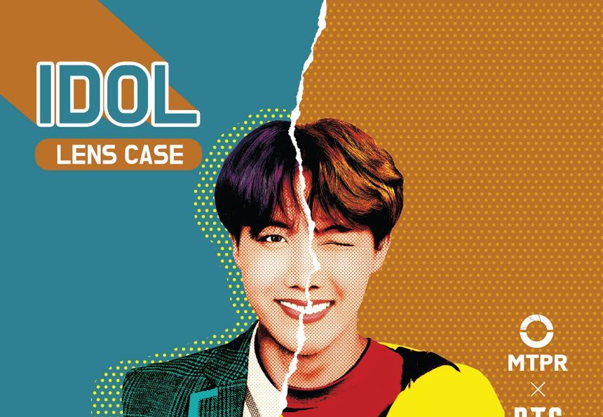 MTPR - BTS J-hope Gezichtsillustratie Contactlensdoosje