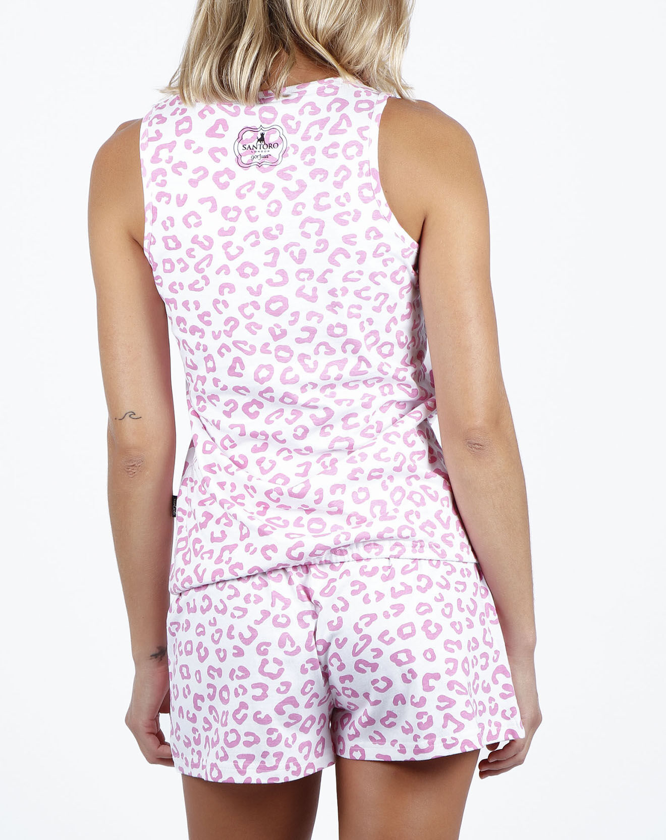 Santoro Gorjuss Pyjama Débardeur & Short Daphné rose