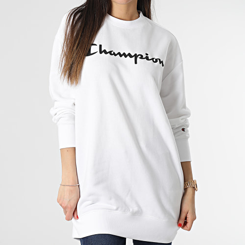 Sweat Crewneck Oversize Femme 116356 Blanc