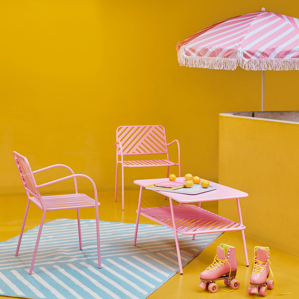 HELLO BLOGZINE X LA REDOUTE INTERIEURS<br>Tapete em poliéster reciclado para uso interno/externo