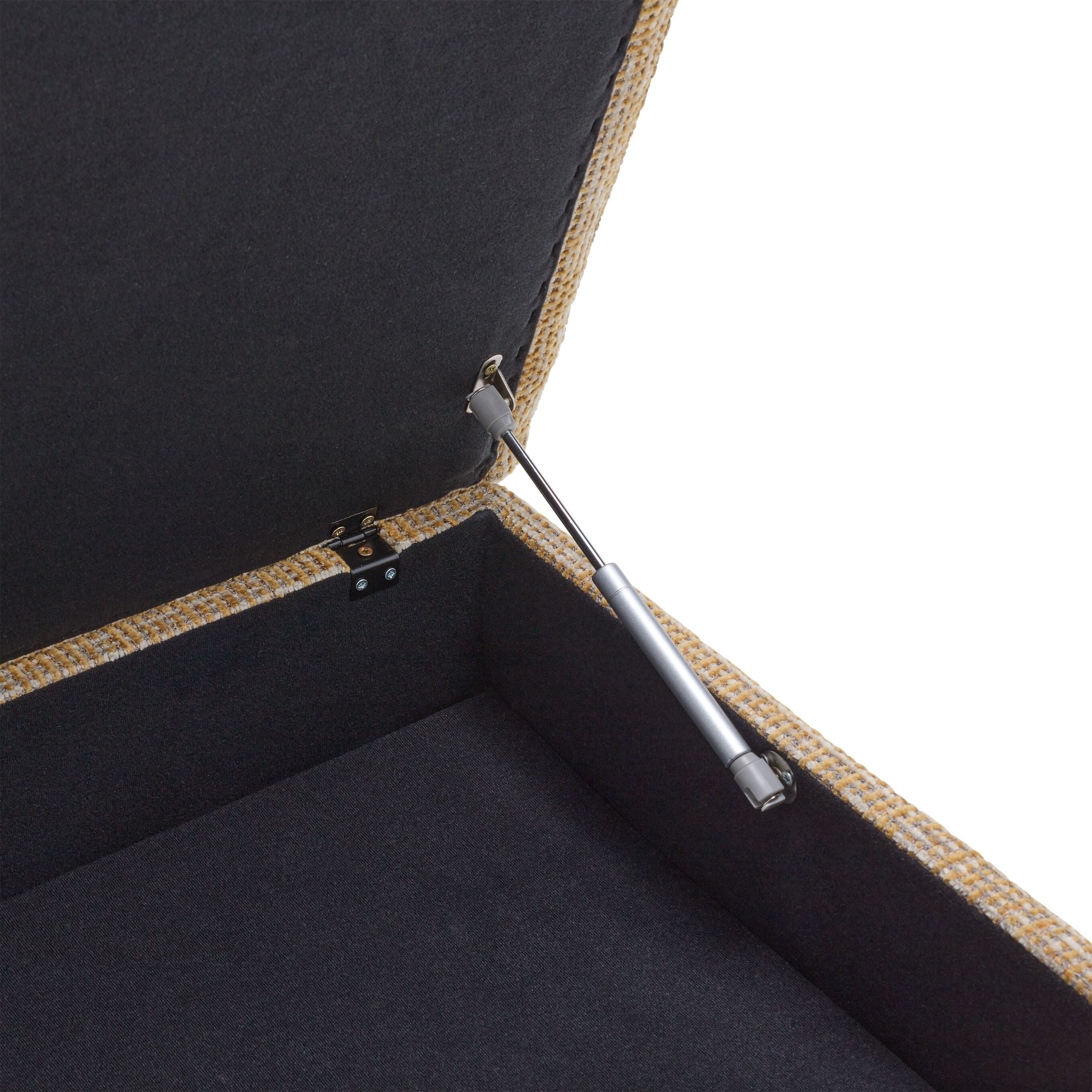 DIENER Hocker - Gelb / B: 64.0 cm x T: 95.0 cm x H: 45.0 cm