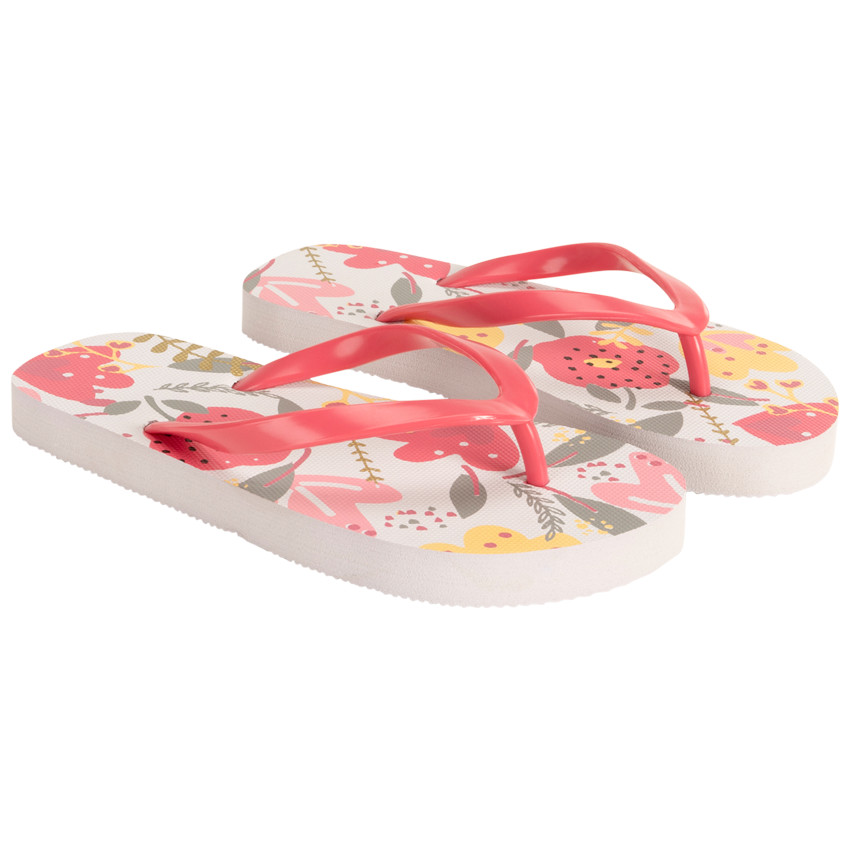 Tongs imprimé floral pour fille