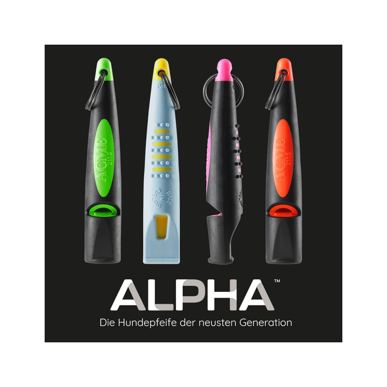 ACME ALPHA Hundepfeife No. 210.5 dunkelblau