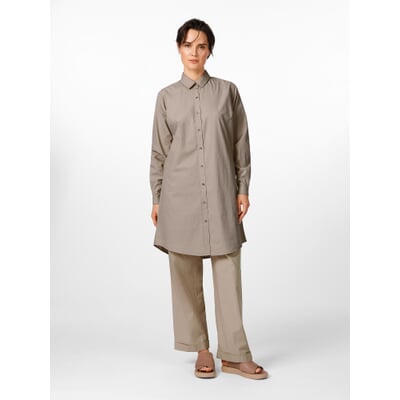 Damen-Blusenkleid, Sand