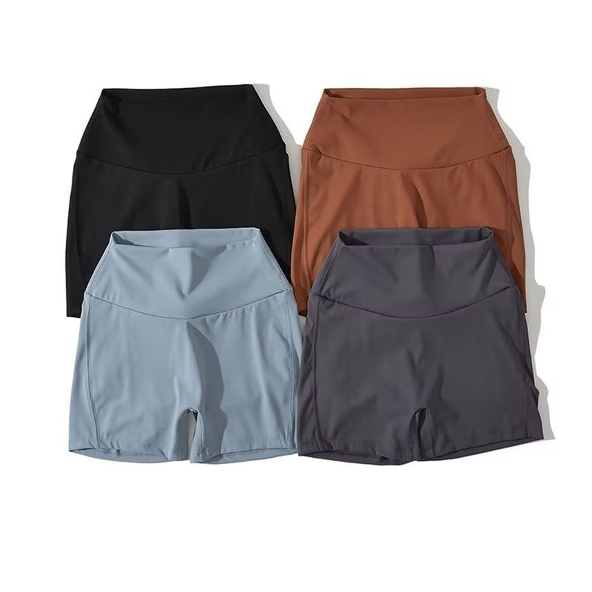 Faiar - Hoge taille effen shorts