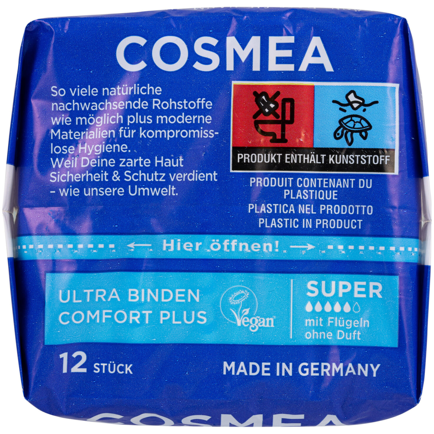 COSMEA Ultra Binden Super mit Flügeln 12