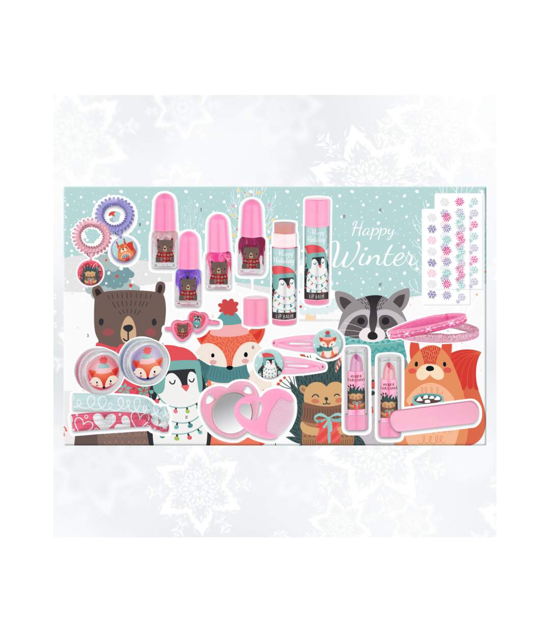 Calendrier de l'Avent maquillage et accessoires Enfants