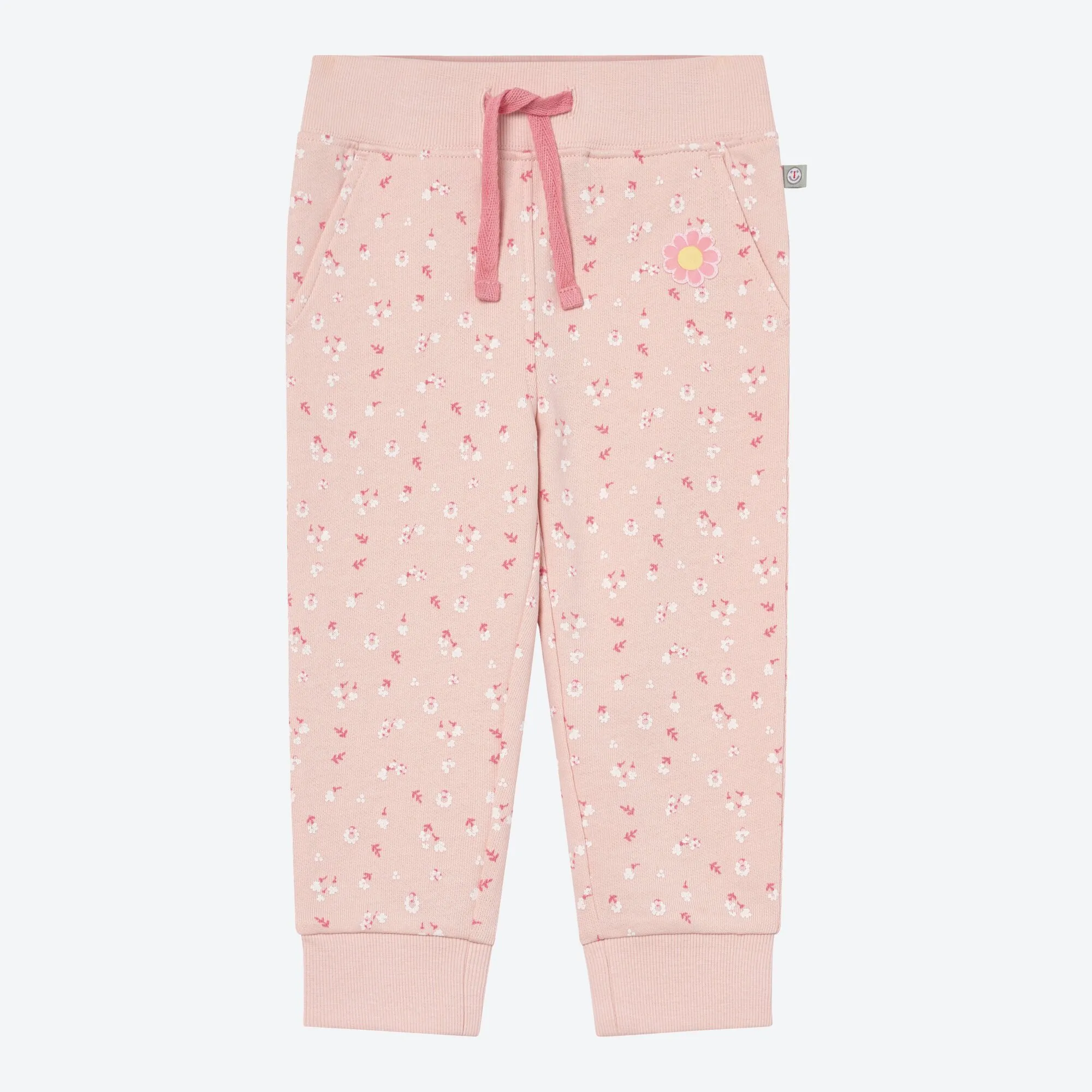 Baby-Mädchen-Jogginghose mit Blumenmuster