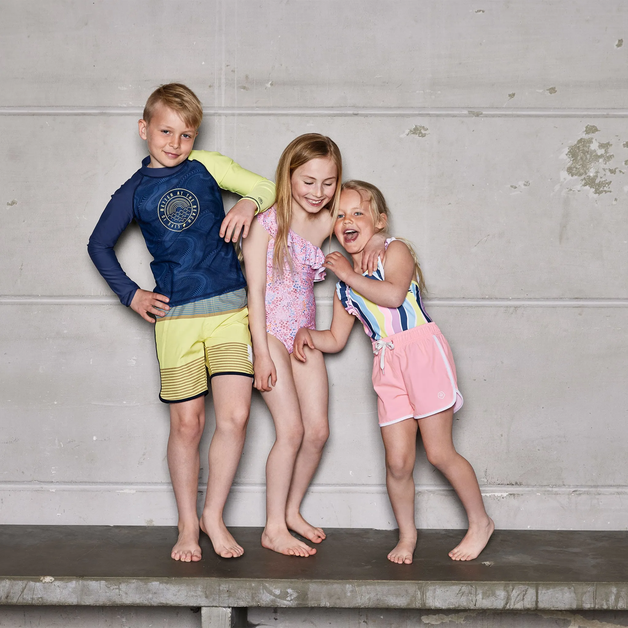 Color Kids Maillot UV Épaule Unique 2-8ans