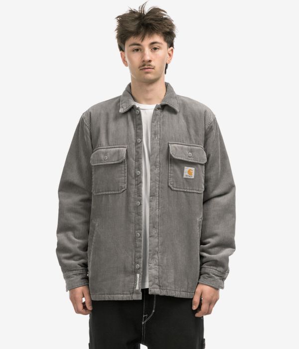 Carhartt WIP Whitsome Corduroy Shirt Jacke (misty grey)