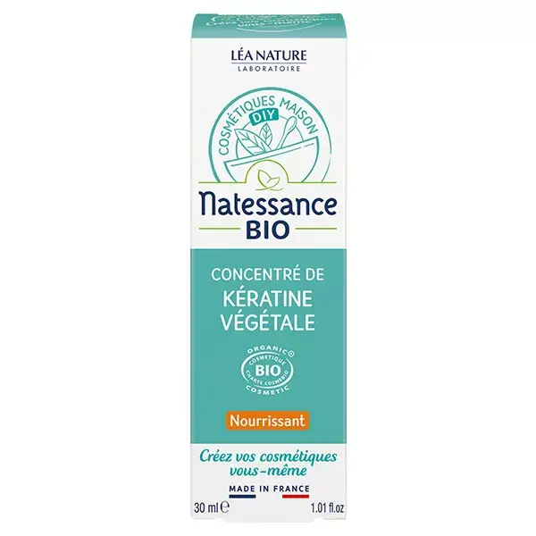 Concentrado de Queratina Vegetal Orgânica DIY Natessance 30ml