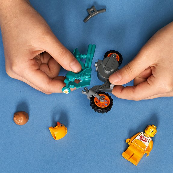 La moto de cascade du Poulet LEGO® City Stuntz 60310