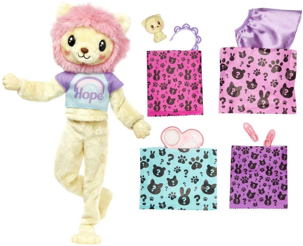 BARBIE - POUPEE CUTIE REVEAL LION