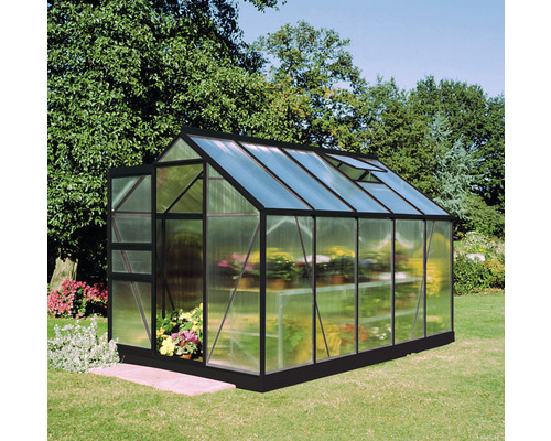 Kas Hallen Popular 106 Polycarbonaat 4 mm 193 x 319 cm zwart