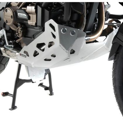 Sabot moteur SW-MOTECH ALUMINIUM - montage avec crashbar - Gris