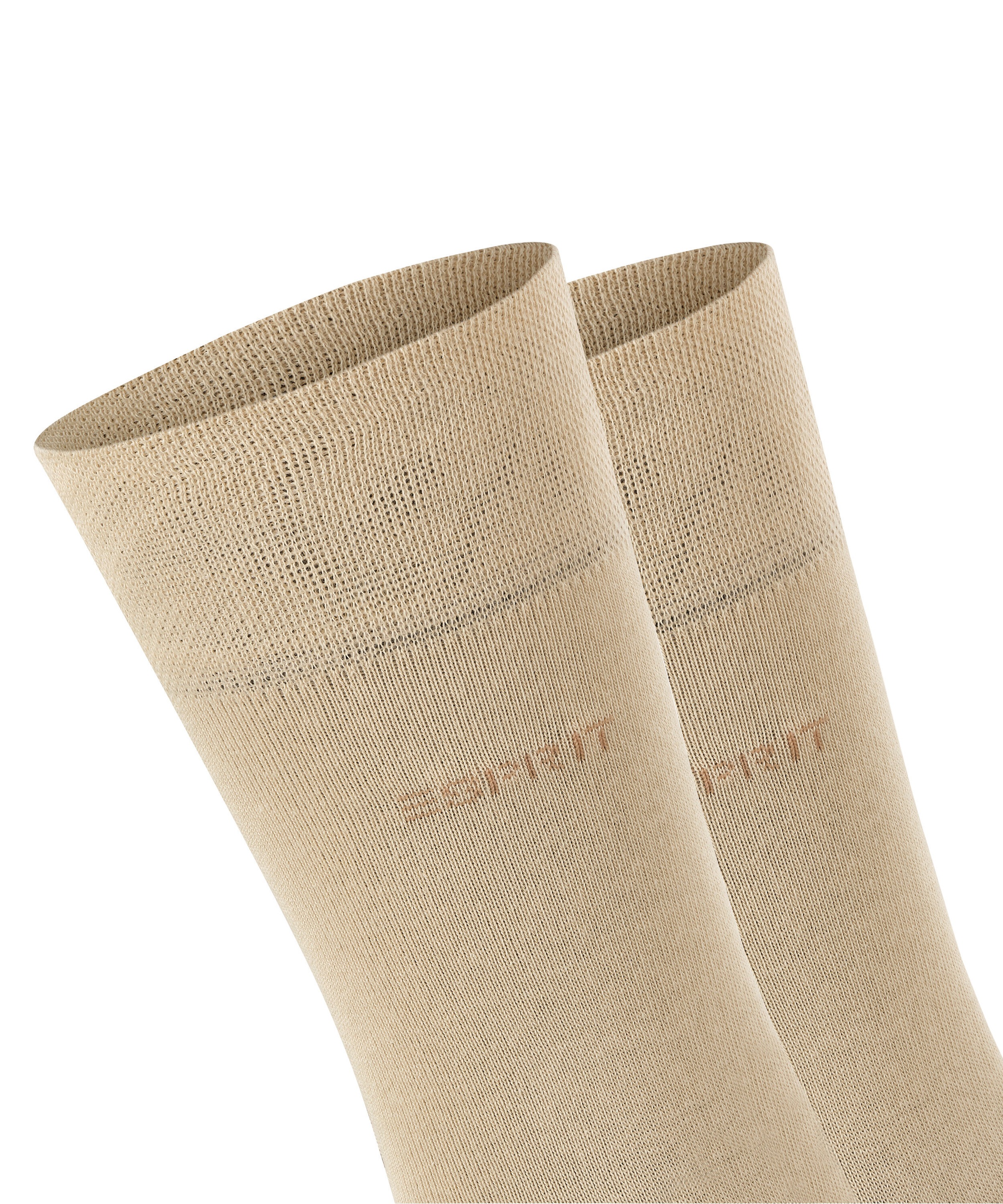 Esprit Socken »Basic Easy« 2er Pack, 2 Paar tlg. breiter Komfortbund, Doppelpack atmungsaktiv
