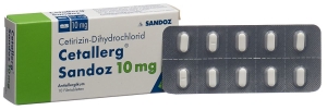 CETALLERG Sandoz Filmtabletten 10mg, 10 Stück