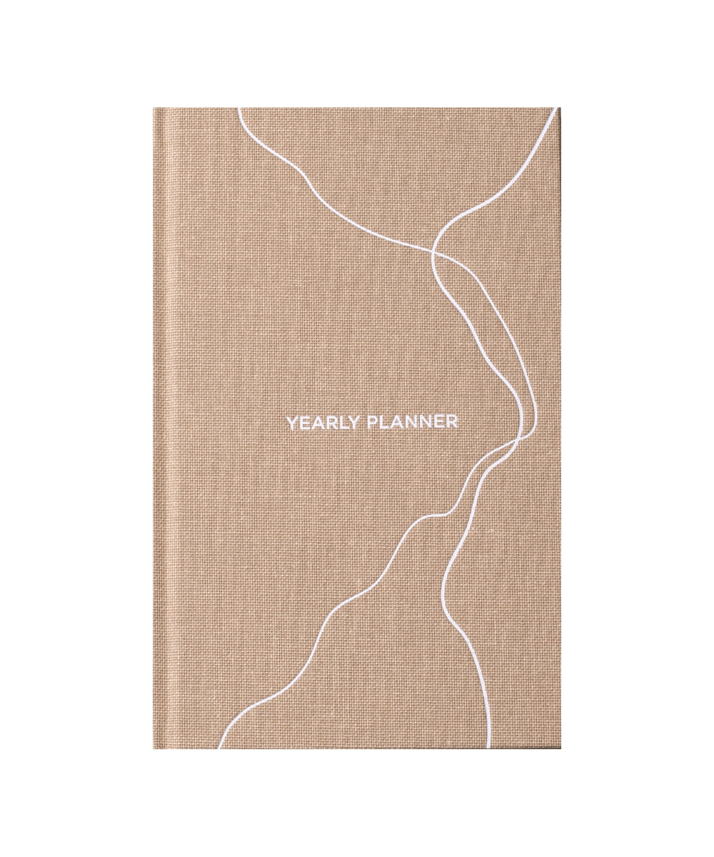 New Mags  Yearly Planner - sand
