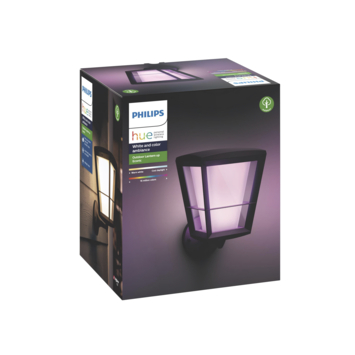 Philips Hue outdoor buitenlamp Econic zwart up