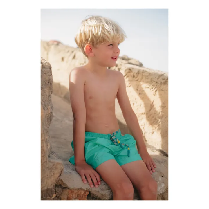 Lison Paris Short de bain Capri | Vert Menthe