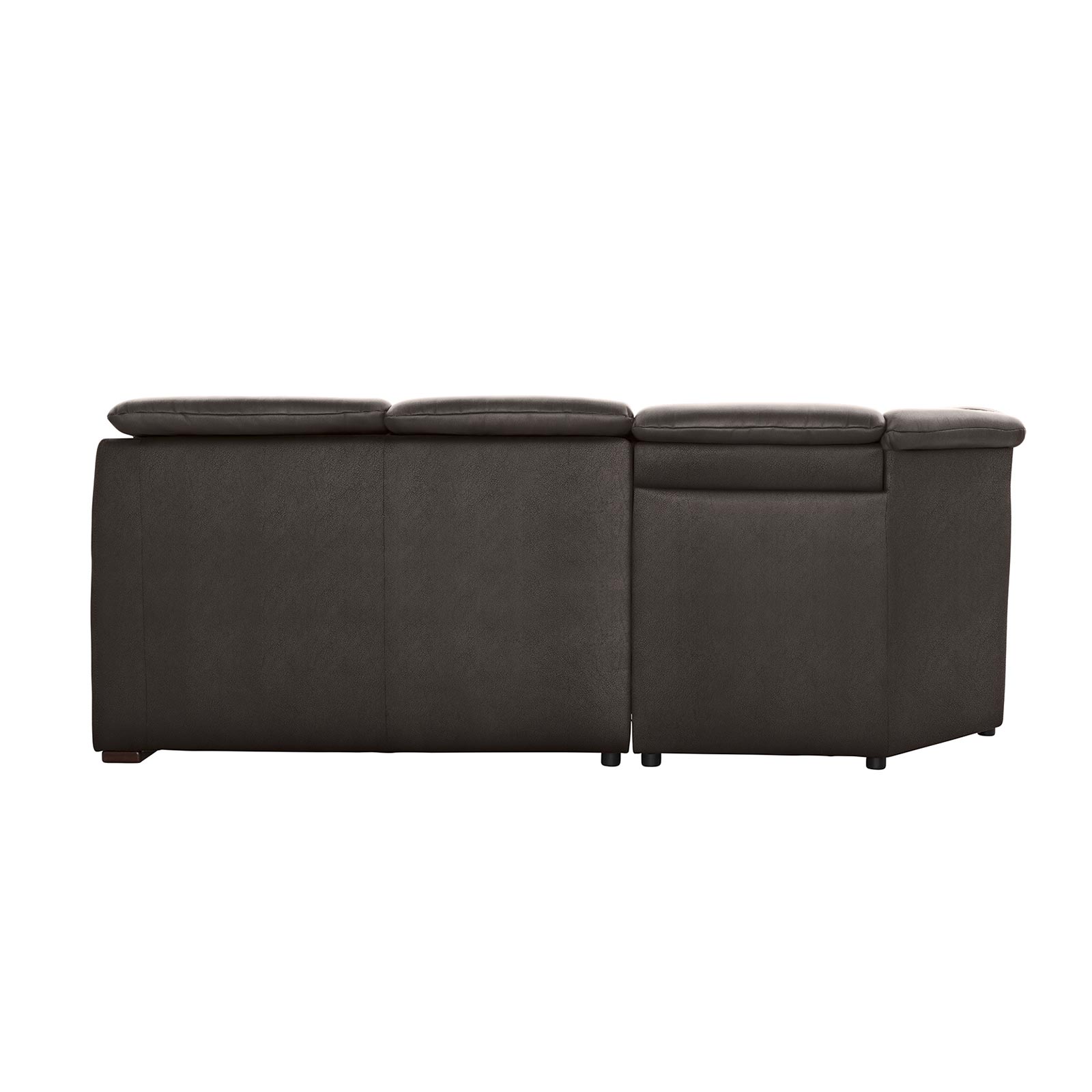 polsterpower Ecksofa - Saddle anthrazit - Basismodell - rechts