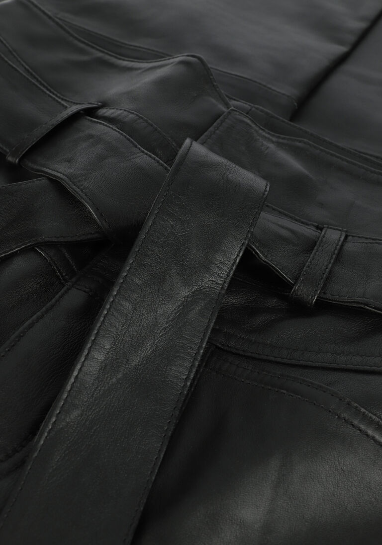 CO\\'COUTURE zwarte co'couture pantalon phoebe zora leather pant