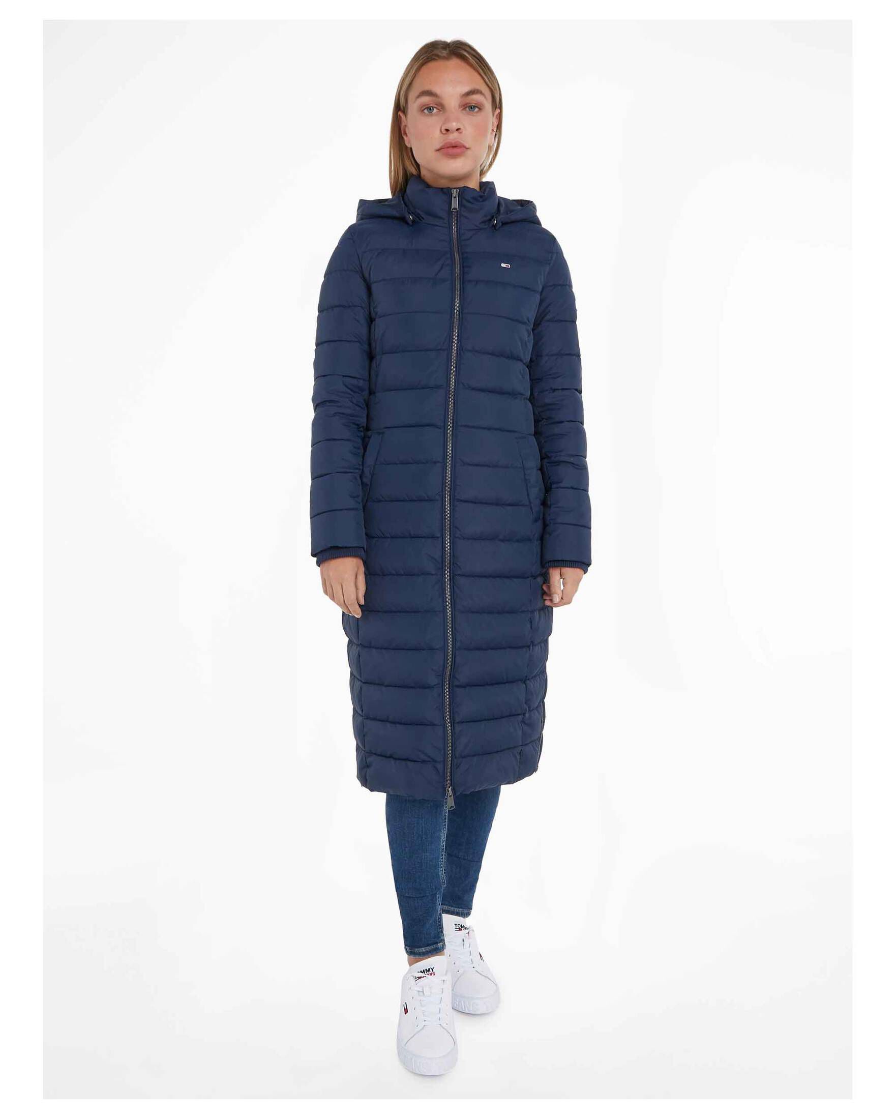 Tommy Jeans| Damen Steppmantel BASIC HOODED COAT