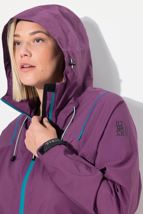Funktionsjacke, wasserdicht, 2-Wege-Zipper, Reflektor