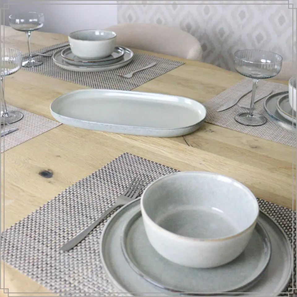 OTIX Ontbijtborden Bordenset 12 Persoons Dessertbord 21cm Aardewerk