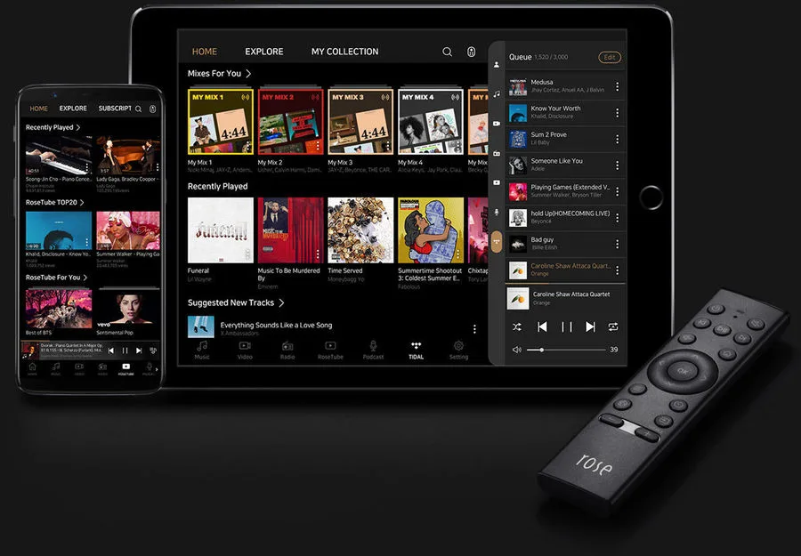 Rose RA180   RS150 Noir Amplis hi-fi stéréo