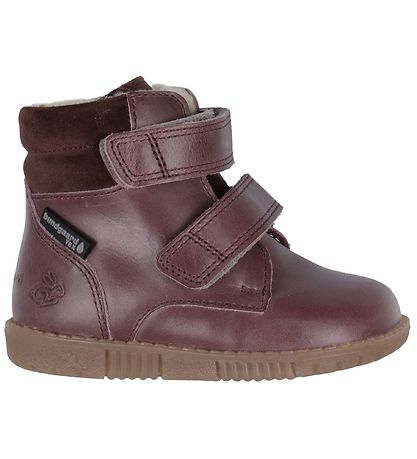 Bundgaard VinterStøvler - Rabbit Velcro - Tex - Dark Rose