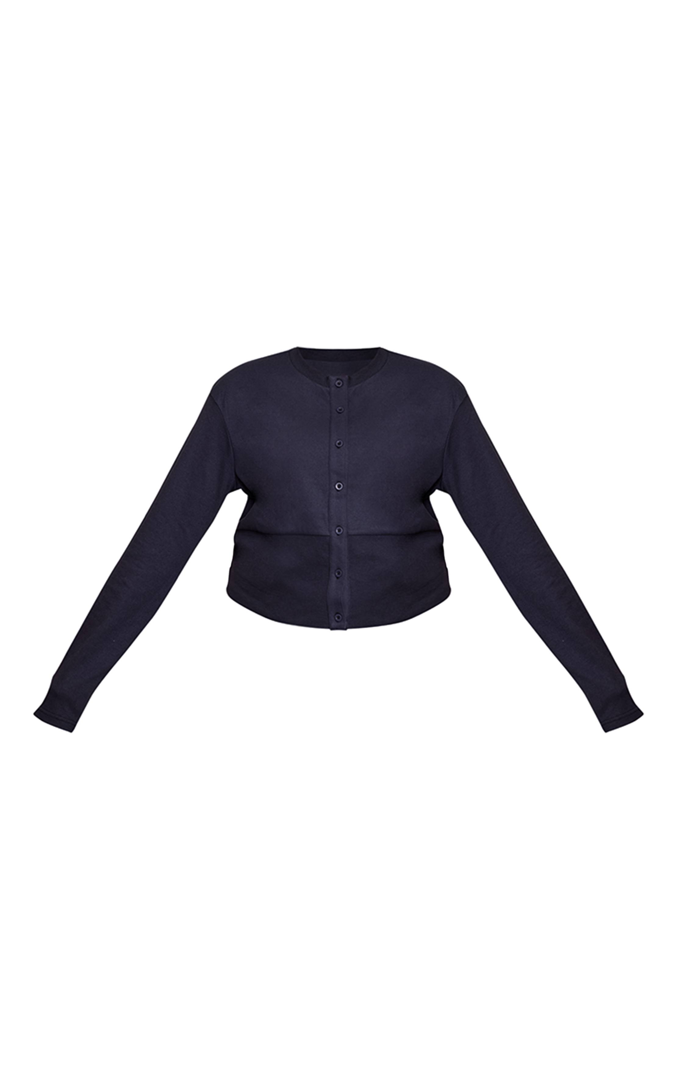Bleu Marine Ensemble Haut Ultra Doux Plus Basic Co-ord