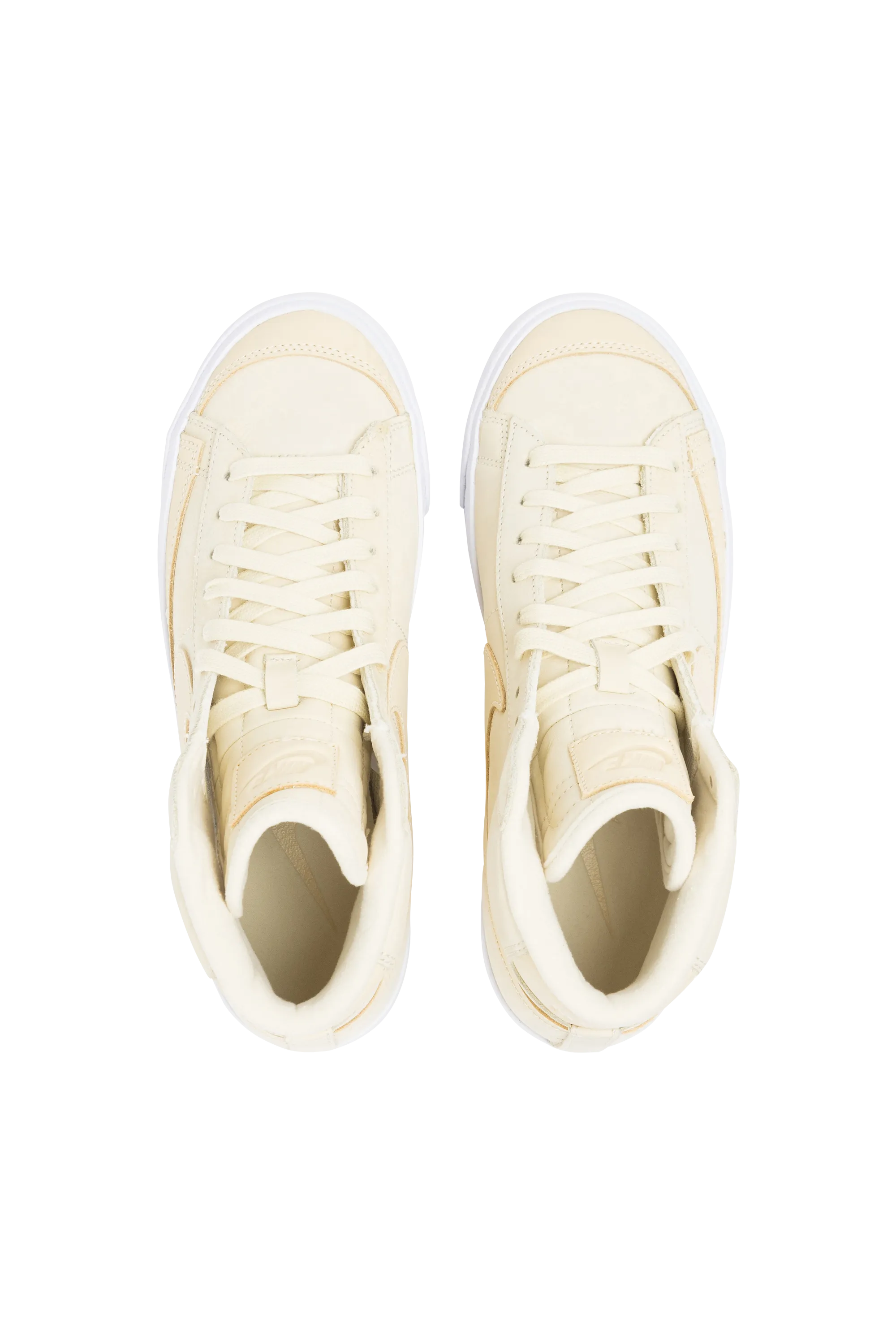 NIKE baskets montantes BLAZER MID PRM MF Jaune