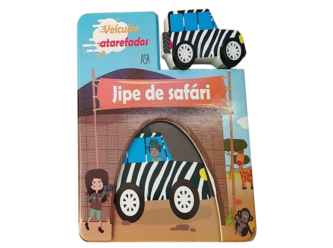 LIVRO VEICULOS ATAREFADOS : JIPE DE SAFÁRI