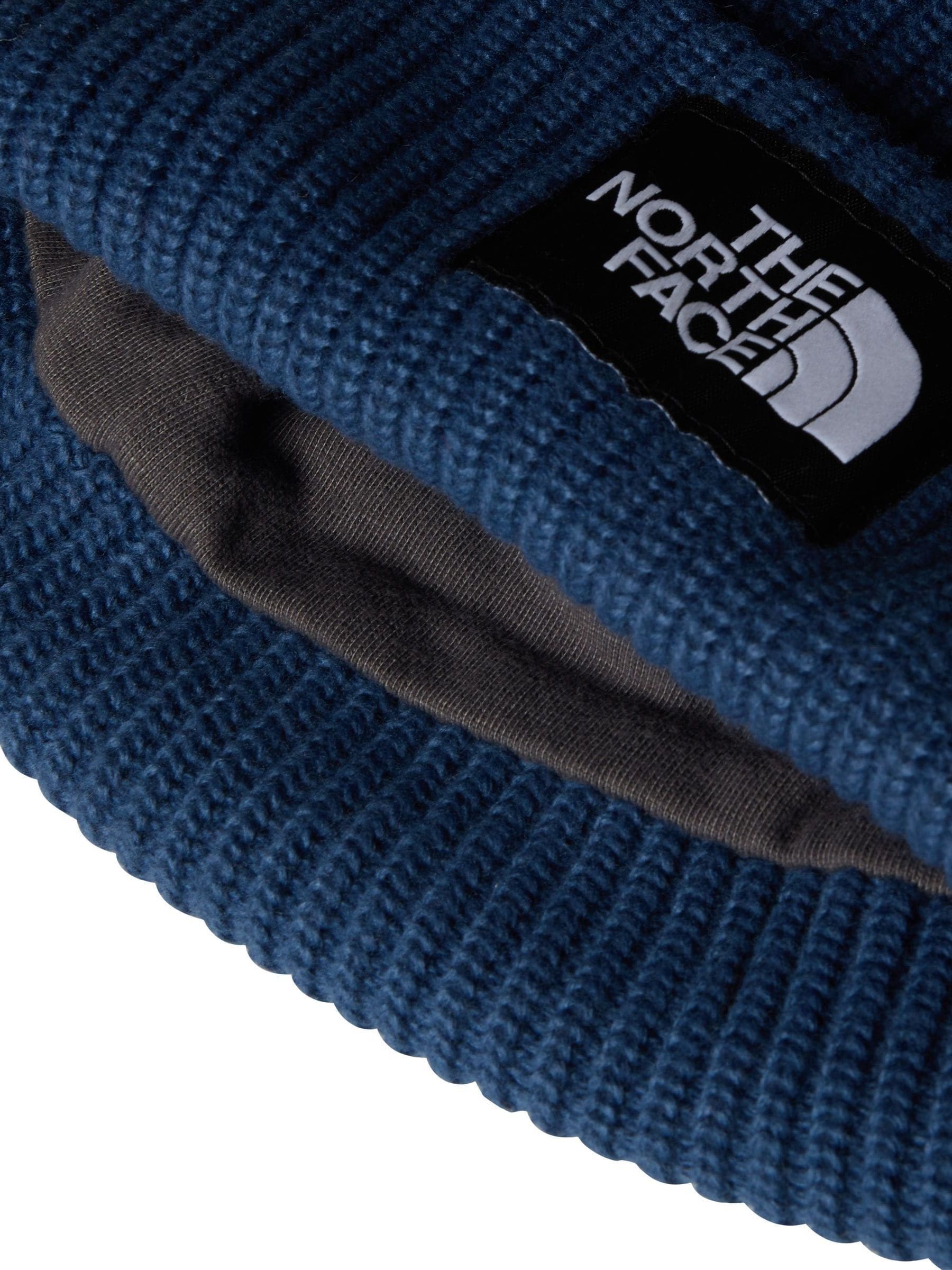 Marineblauw - The North Face Light Blue Salty Lined Beanie