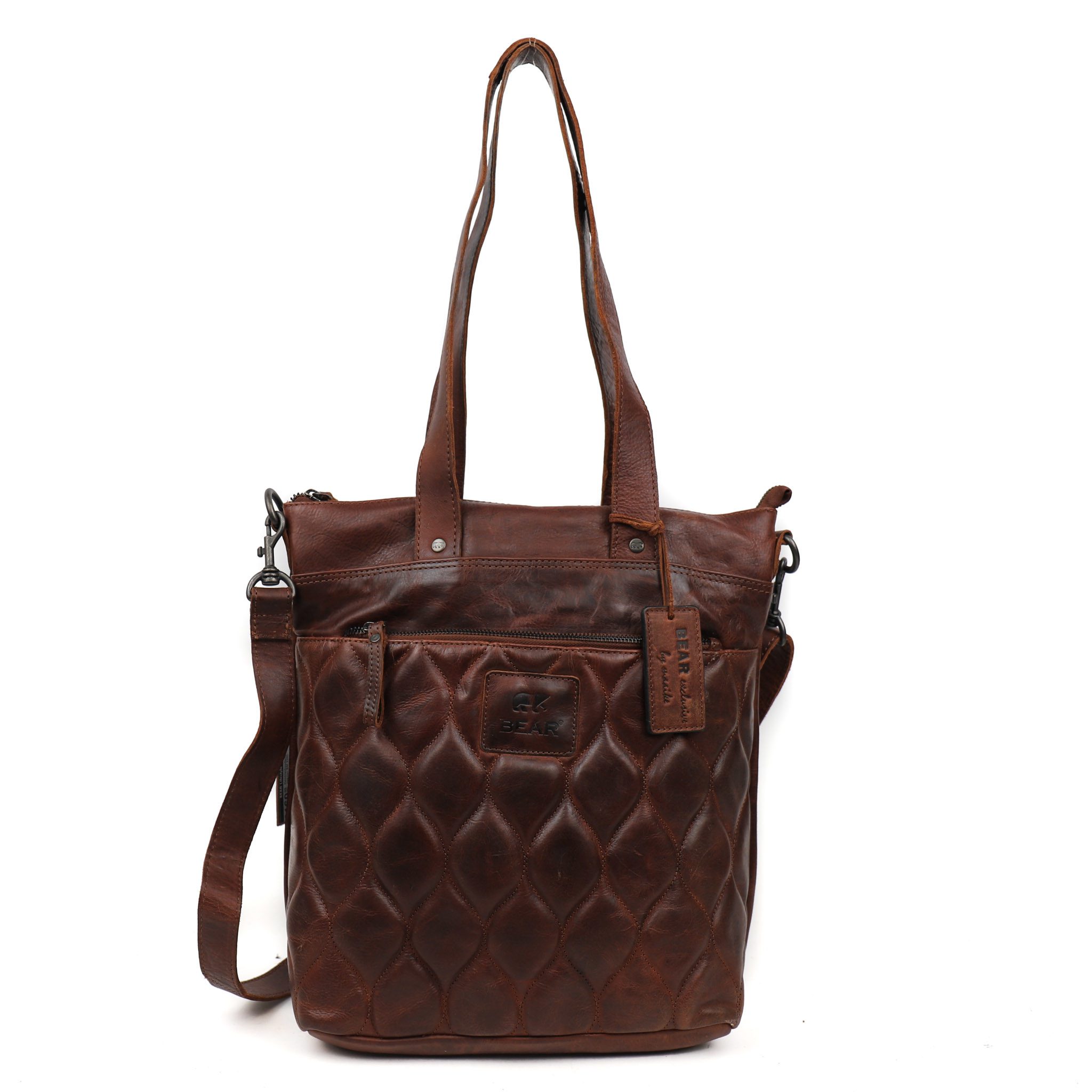 Bear Design By Maaike Hand/ Schoudertas Liz Cognac BM2265